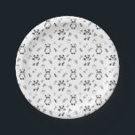 Fun Modern Panda Kids Birthday Paper Plates<br><div class="desc">Party like a Panda with these fun trendy panda pattern kids paper plates. Perfect for a Panda Monium Birthday! Matching items available.</div>