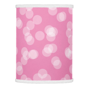 Fun Modern Pink Crazy Polka Dot Lamp Shade