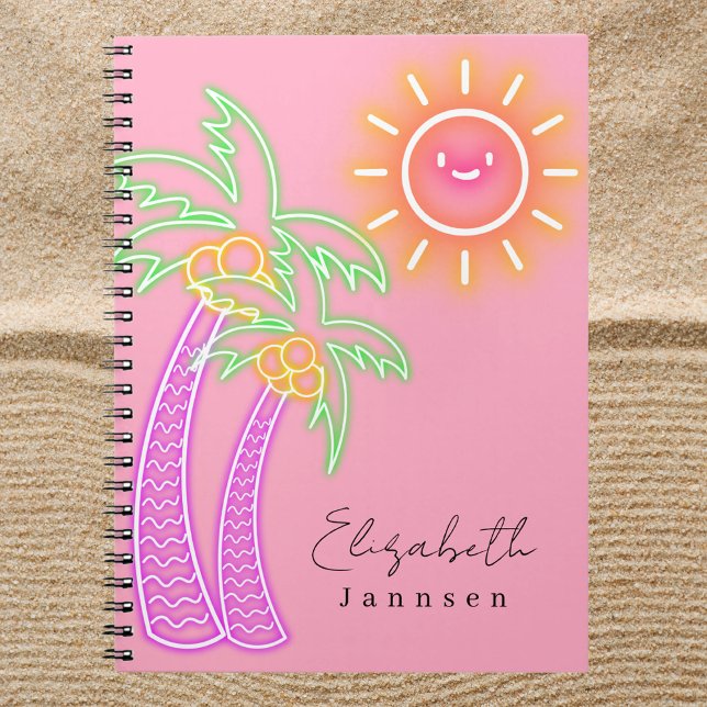 Fun Modern Stylish Tropical Colorful Notebook (Creator Uploaded)