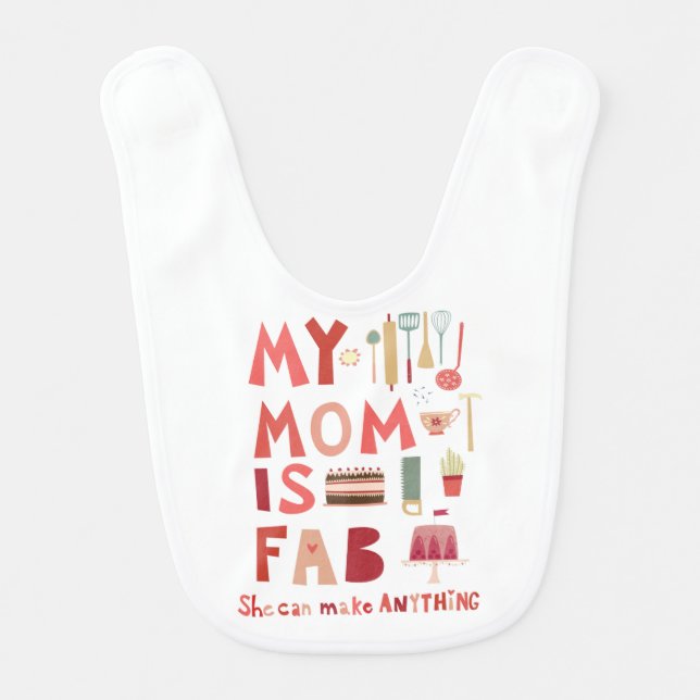 Fun Mom Baby Bib (Front)
