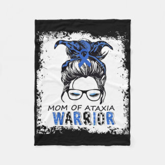 Fun Mom Of Ataxia Warrior  Fleece Blanket