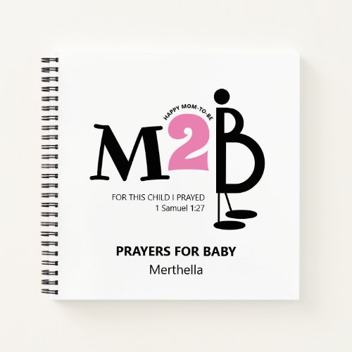 Fun MOM TO BE Prayers For Baby Journal