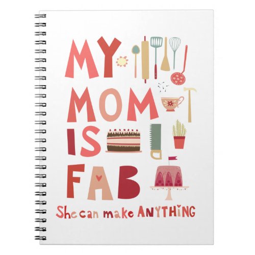 Fun Mom Typography Notebook