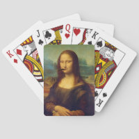 Fun Mona Lisa Art Smoking Cigar Smoker