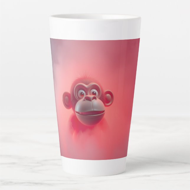 Fun Monkey Latte Mug (Front)
