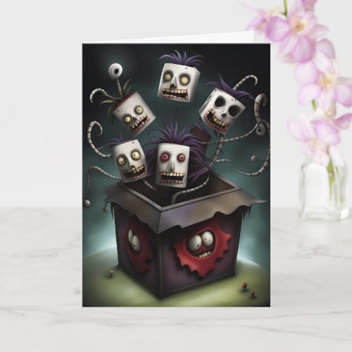 Fun Monsters in a Box Card