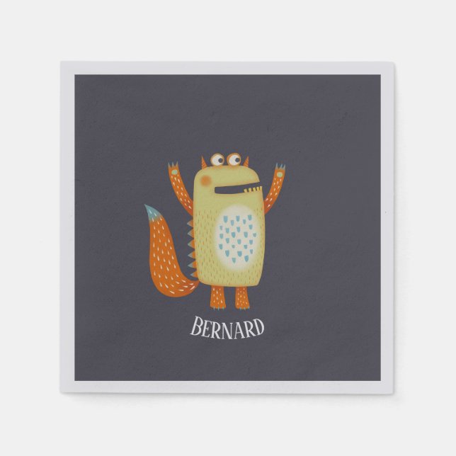 Fun Monsters Napkins (Front)