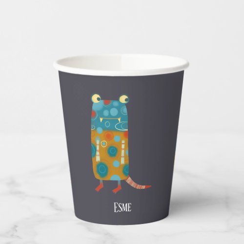 Fun Monsters Paper Cups