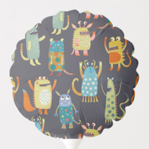 Fun Monsters Pattern Balloon
