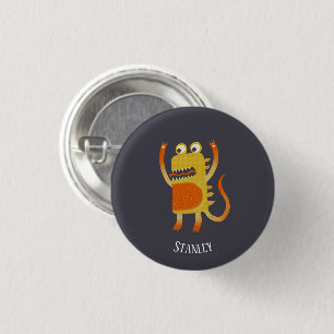 Fun Monsters Personalized Button