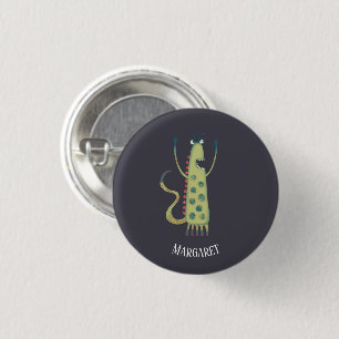 Fun Monsters Personalized Button