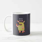 Fun Monsters Personalized Coffee Mug (Left)