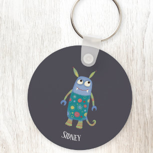 Fun Monsters Personalized Keychain