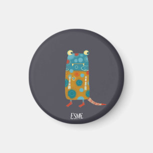 Fun Monsters Personalized Magnet