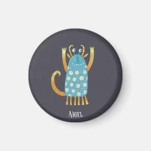 Fun Monsters Personalized Magnet