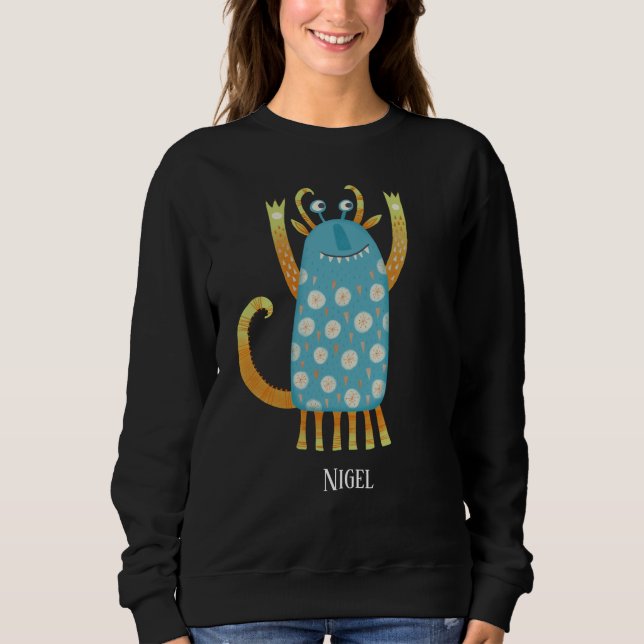 Fun Monsters Personalized Sweatshirt (Front)