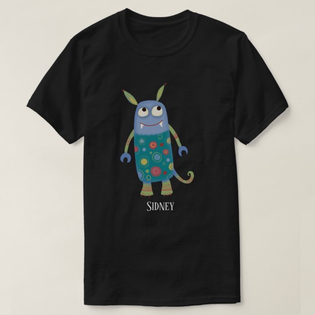 Fun Monsters Personalized T-Shirt (Design Front)