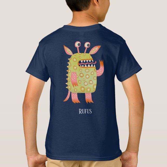 Fun Monsters Personalized T-Shirt (Back)