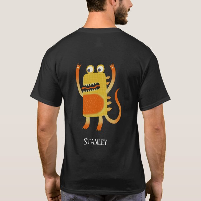 Fun Monsters Personalized T-Shirt (Back)