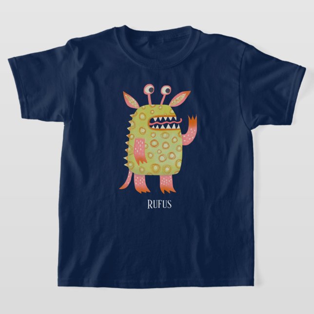 Fun Monsters Personalized T-Shirt (Laydown)