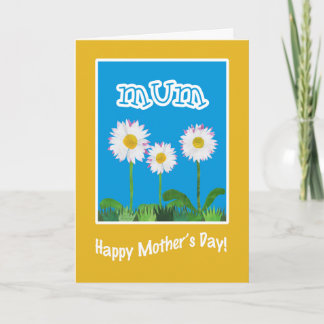 Fun Mother's Day Card for Mom: Daisies