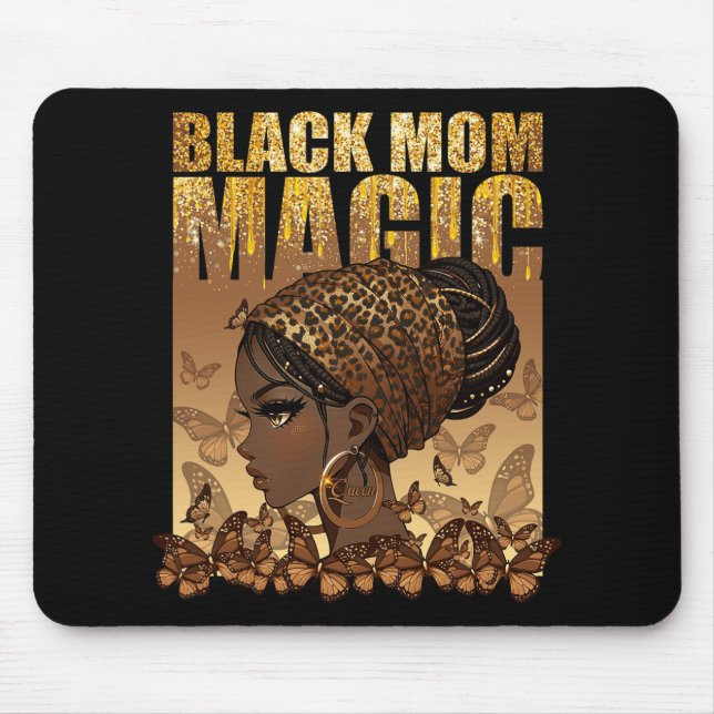 Fun Mothers Day Mama Mom African American  Mouse Pad (Front)