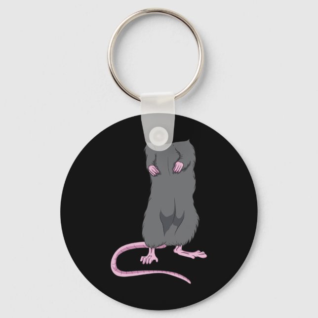 Fun Mouse Headless Halloween Rat Body Easy Costume Keychain (Front)