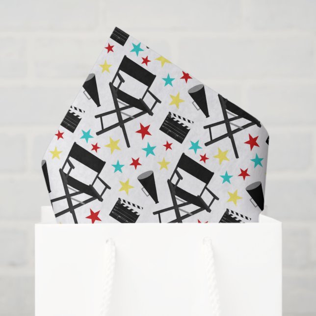 Fun Movie party pattern tissue Paper (Gift Bag)