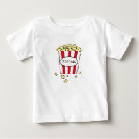 Fun Movie Theater Popcorn in Red White Bucket