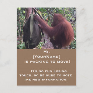 Fun Moving Announcement Change of Address