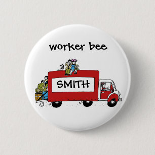 fun moving day change of address pinback button