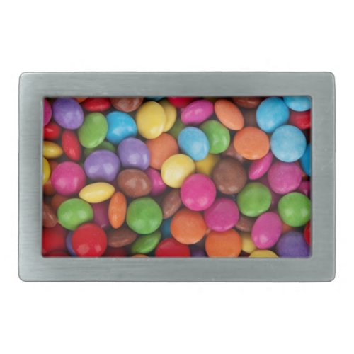 Fun Multi_coloured candy sweets pattern accessory Belt Buckle