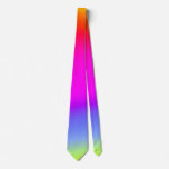 [ Thumbnail: Fun Multicolored Rainbow-Like Pattern Necktie ]