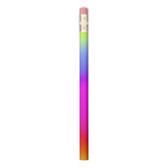 [ Thumbnail: Fun Multicolored Rainbow-Like Pattern Pencil ]