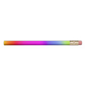 Fun Multicolored Rainbow-Like Pattern Pencil (Rotated 270)
