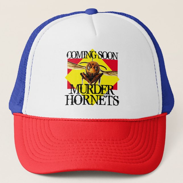 Fun Murder Hornets Trucker Hat (Front)