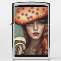 fun mushroom hunting vintage style