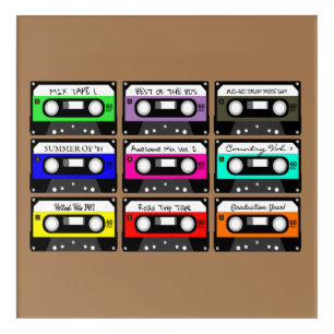 Fun Music Cassette Tape Acrylic Print