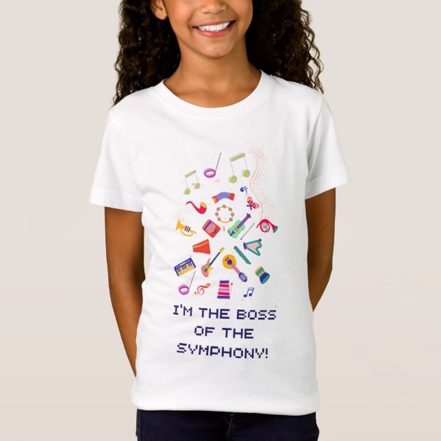 Fun Musical Instruments Kids T-Shirt (Front)