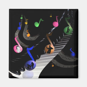 Fun Musical magnet for music lovers