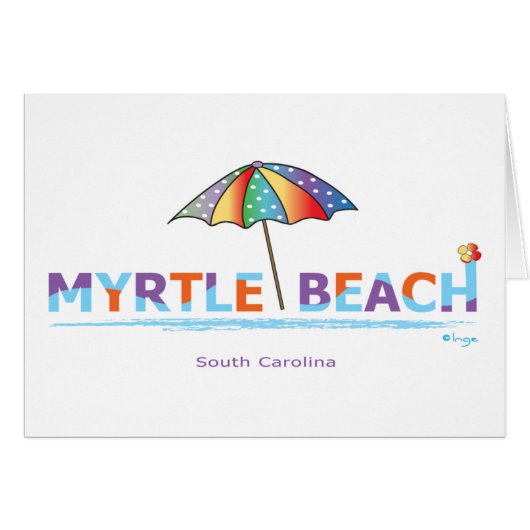 Fun Myrtle Beach, SC Cards (Front Horizontal)