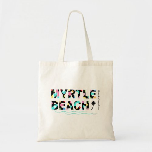 Fun Myrtle Beach SC Graphic Cool Tote Bag