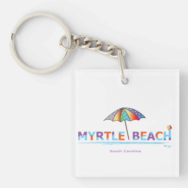Fun Myrtle Beach, SC Keychain (Front)