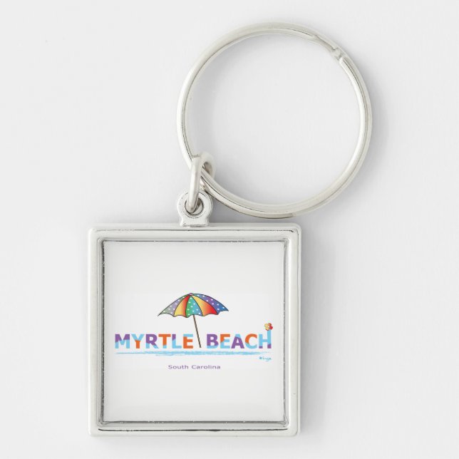 Fun Myrtle Beach, SC Keychain (Front)