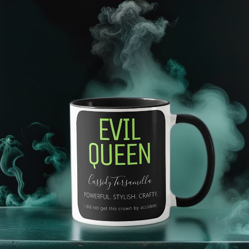 Fun Name Evil Queen Halloween Mug