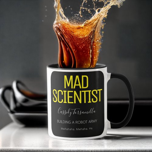 Fun Name Mad Scientist Mug