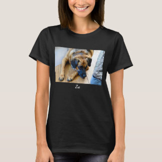 Fun Name Template Dog Photo T-Shirt