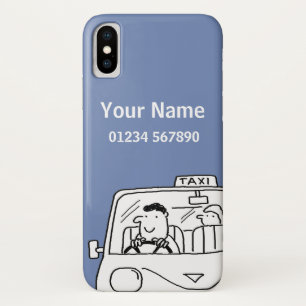 Fun Named Taxi Driver Theme iPhone X Case