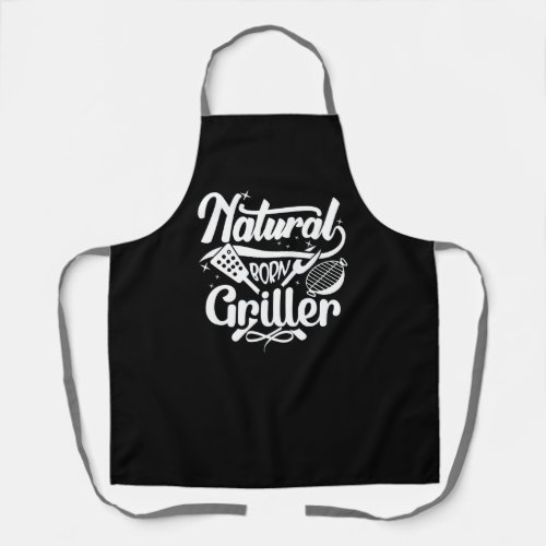 Fun Natural Born Griller BBQ Apron