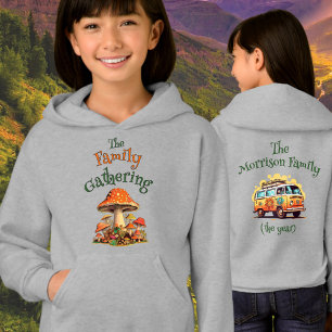 Fun Nature Personalizable Retro Family Reunion Hoodie